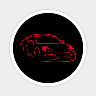 911 car sport racing race red Magnet